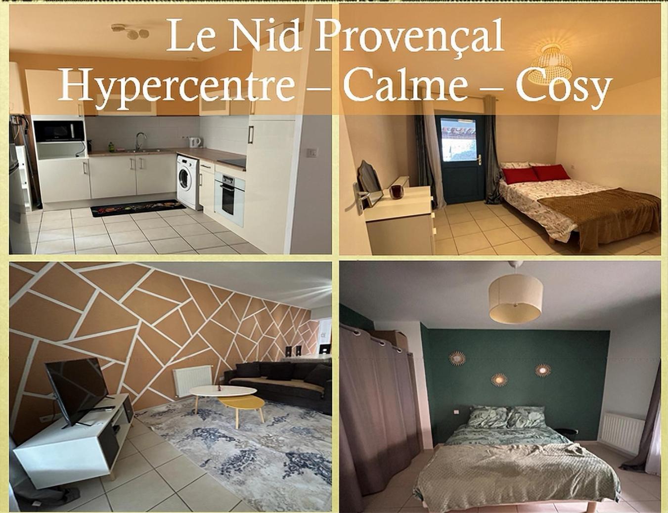 Charmant Appartement 2 Ch Nyons-Centre Ville Esterno foto